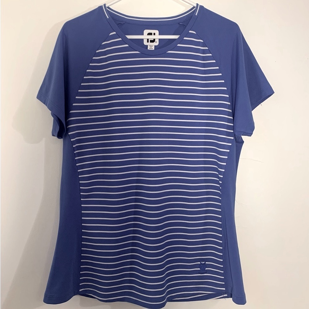 New FootJoy Blue Stripe Golf Top XL